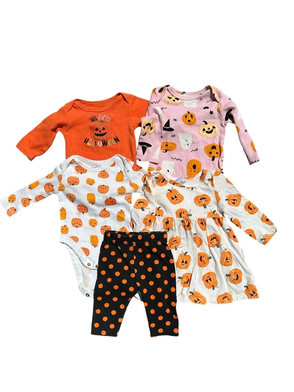 Old Navy/ Baby Starters Halloween Fall onesie bodysuit/ outfit lot size 0-3m